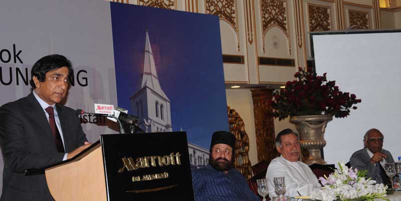Dr Paul Bhatti spoke on the occassion 
of launching of the book Churches Of Pakistan